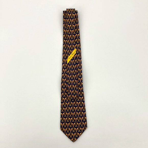 Salvatore Ferragamo Silk Quail? Bird Tie - Picture 8 of 8